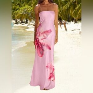 Strapless Maxi Tube Dress